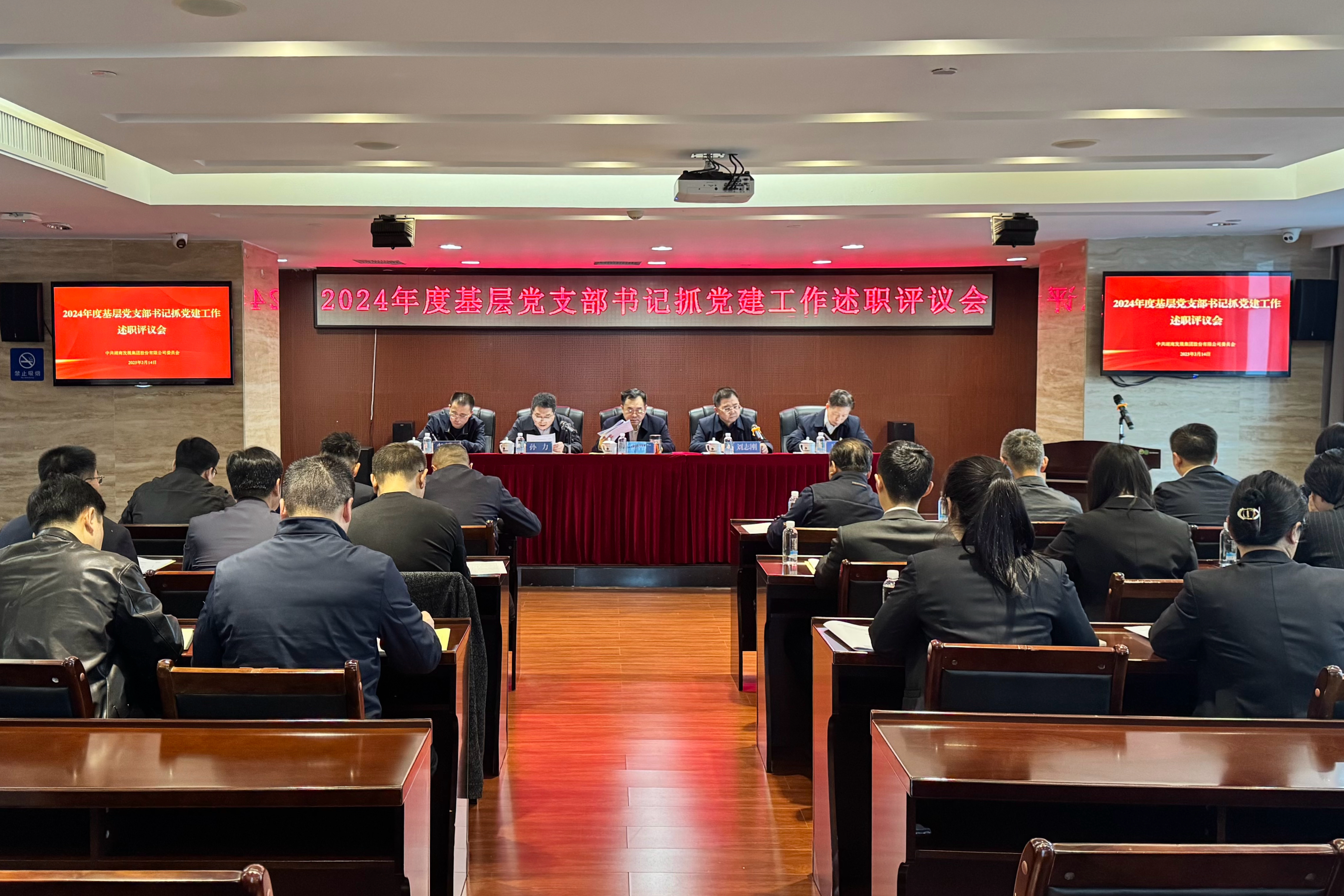 湖南發(fā)展黨委召開2024年度基層黨組織書記抓黨建述職評(píng)議會(huì)